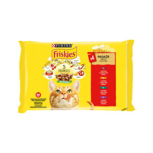 Barība kaķiem Friskies gaļas izlase 4*85g