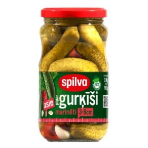 Pipargurķīši marinēti asie 370g