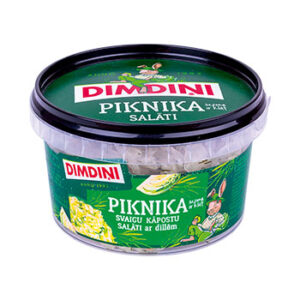 Piknika svaigu kāpostu salāti ar dillēm