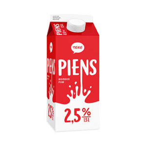 Piens Tere ar D vit. 2.5% 1.5l tetra ar korķi