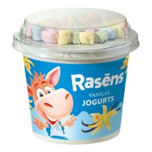 Jogurts Rasēns vaniļas ar zefīriem 110g
