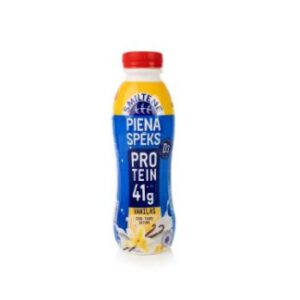 Piena dzēriens Piena Spēks vaniļas olbaltumvielu 460ml