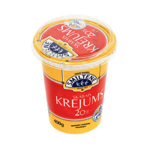 Krējums skābais 20% Smiltene 400g