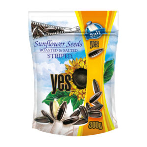 Saulespuķu sēklas Yes strīpainas ar sāli 300g