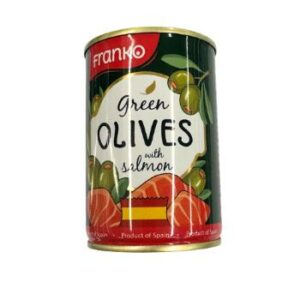 Olīvas zaļās pildītas ar lasi Franko 300ml