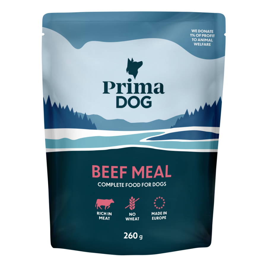 56C6DE10A9AF950A50F98BE7D8DA1BFFA6E58E403C2E91E5520DD2CFC4019A52 Konservs PrimaDog liellopu gaļas maltīte 260 g