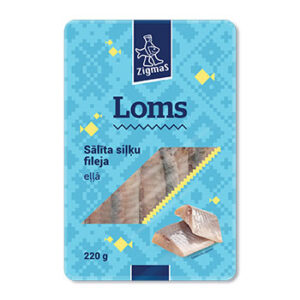 Siļķes fileja sālīta Loms  220g