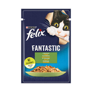 Barība kaķiem Felix Fantastic konservs trusis 85g