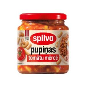 Pupiņas Spilva tomātu mērcē 0.58l