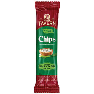 Kartupeļu plāksnes Flint Tavern krējuma-zaļumu 60g