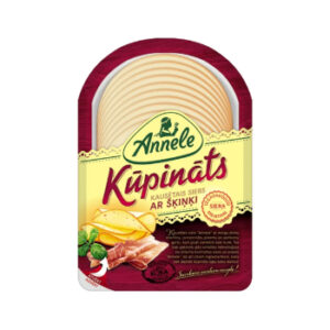 Siers kausēts Annele kūpināts šķēlēs ar šķiņķi 45% 150g