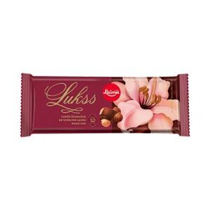 Šokolāde Laima tumšā ar lazdu riekstiem Lukss 190g