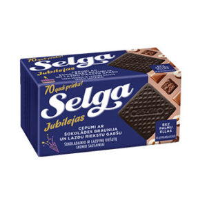 Cepumi Selga šokolādes braunija lazdu riekstiem 180g