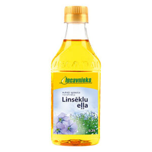 Eļļa Iecavnieks linsēklu auksti spiesta 0.2l