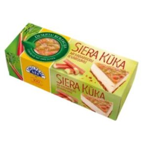 Biezpiena torte ar rabarberiem 500g