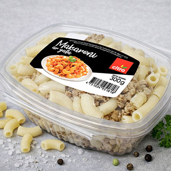 89020285119833A4B603E03B95568A40D626896C1C3D74BF31D88CC51CEA7AC4 Makaroni ar malto gaļu Citro 300 g