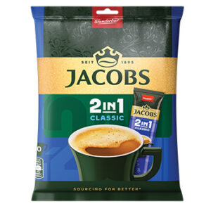 Kafija šķīstoša Jacobs Original 2in1 10x12.4g 124g