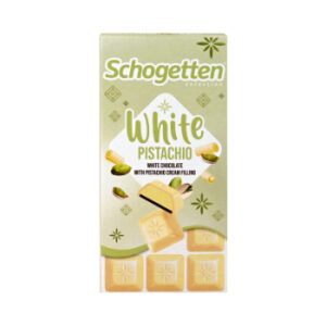 Šokolādes tāfele blonde white pistachio Schogetten 100g