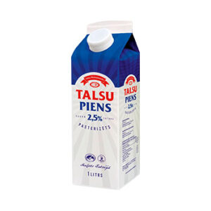 Piens Talsu 2.5% tetra ar korķi 1l