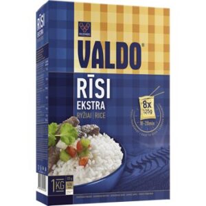 Rīsi Valdo 1kg (8x125g)