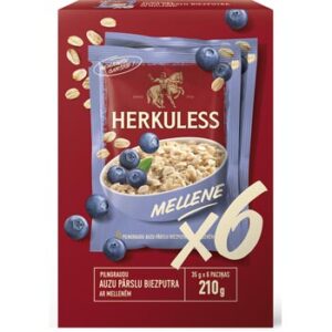 Pārslas Herkuless auzu ātri pagat. ar melleņu gb 210g