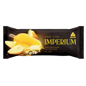 Saldējums Imperium četri sieri bumbieru glazūrā 70g