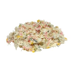 Salāti ar surimi nūj.rīsiem un dārzeņiem.Viči
