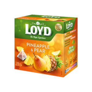 Tēja Loyd Pyramids ananāsu un bumbieru 20gb 40g