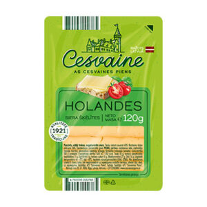 Siers Holandes Cesvaines šķēlēs 120g