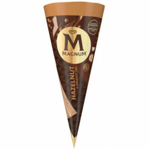 Saldējums Magnum Hazelnut disc konuss 115ml/82g