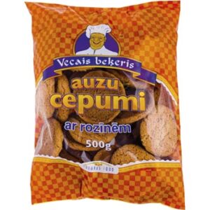 Cepumi auzu ar rozīnēm 500g