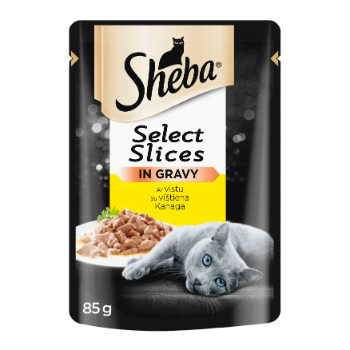 B6B43E7BA6F68B67BC356E89888C3882E140CC67B3BBD0AE11ADA4B38895F608 Barība kaķiem Sheba Cuisine pouch chicken cig 85g