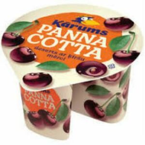 Deserts Kārums Pana cotta ķiršu 140g