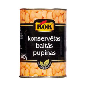 Pupiņas baltās Kok 400g/240g
