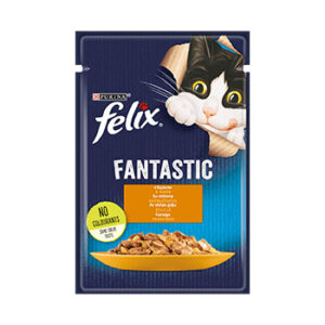 Barība kaķiem Felix Fantastic konservs vista 85g