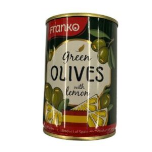 Olīvas zaļās pildītas ar citronu Franko 300ml