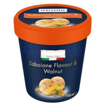 D7962B17CC87685DEE4F4D3C01CBC923961D01814ADA845BDB66E2B5B73E5C26 Saldējums Italiamo Zabaione ar valriek. 750ml/445g
