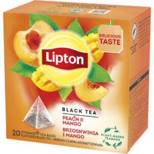 Tēja melnā Lipton persiku