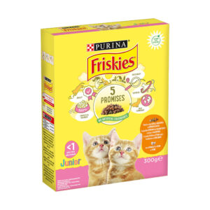 Barība kaķiem Friskies Junior vista+burk.300g