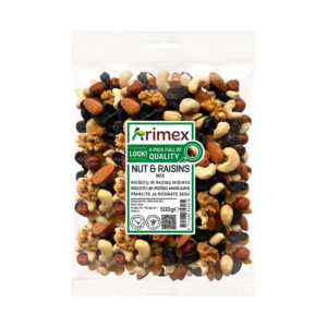 Riekstu un rozīņu maisījums mix Arimex 500g