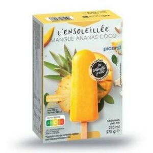 Saldējums Picard mango un ananass 5*55ml/55g 275ml/275g