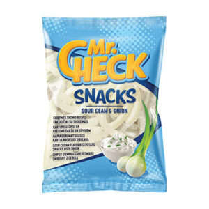Čipsi Mr.Check kartupeļu ar krējumu un sīpolu 50g