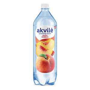 Ūdens Akvile ar persiku aromātu viegli gāz. 1.5l