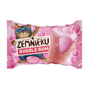 Saldējums Zemnieku bubble gum glāzītē 120ml/65g