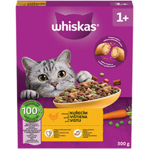 Barība kaķiem Whiskas ar vistas gaļu 300g