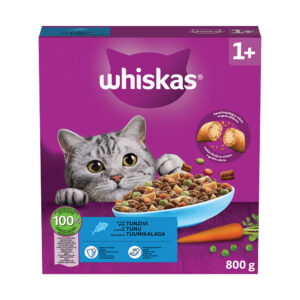 Barība kaķiem Whiskas ar tunci 800g