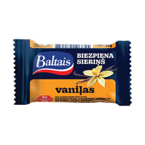 Biezpiena sieriņš Baltais vaniļas 38g