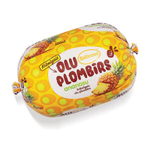 Saldējums Olu desa plombīrs ar ananāsu garšu 500ml /250g