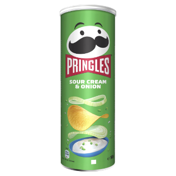 8073A645EAD2FAF2D968004CA0A27349CAD03D1C6A510A8723AF428B0CC60175 Čipsi Pringles ar krējumu un sīpoliem 165g