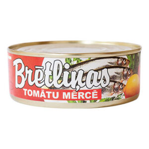 Brētliņas tomātu mērcē 240g/144g